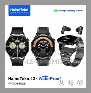 Hainoteko Built-in Earbuds Waterproof Smartwatch