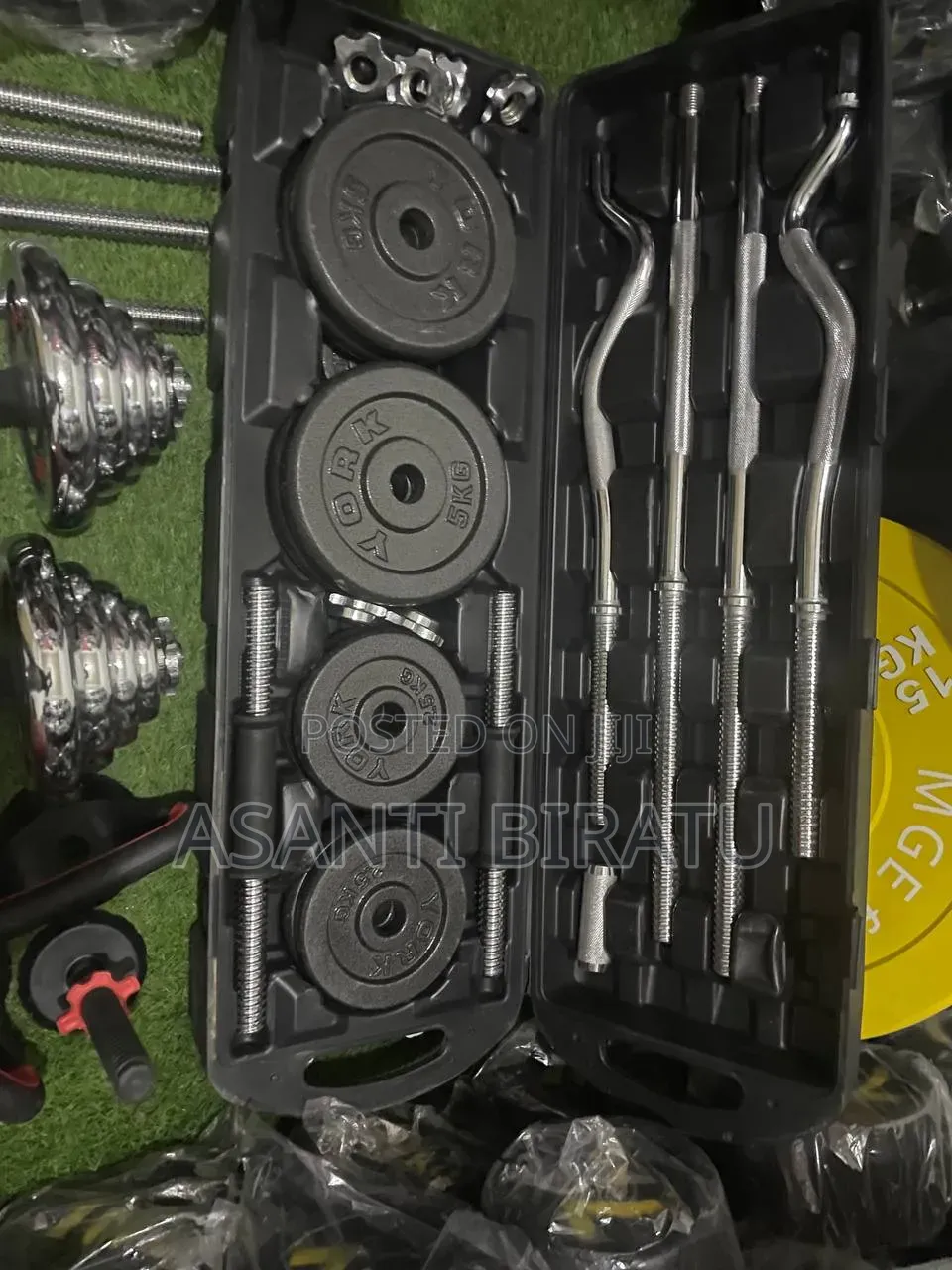 Adjustable Dumbbell Barbell Set