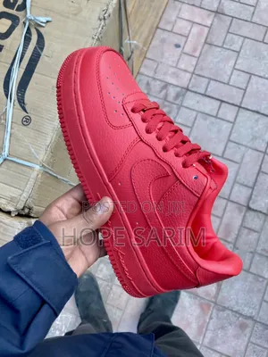 Red Nike Air Force 1