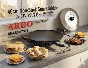 Ardo Non-Stick Smart Griddle 46cm – Modern Ethiopian Cooking Solution