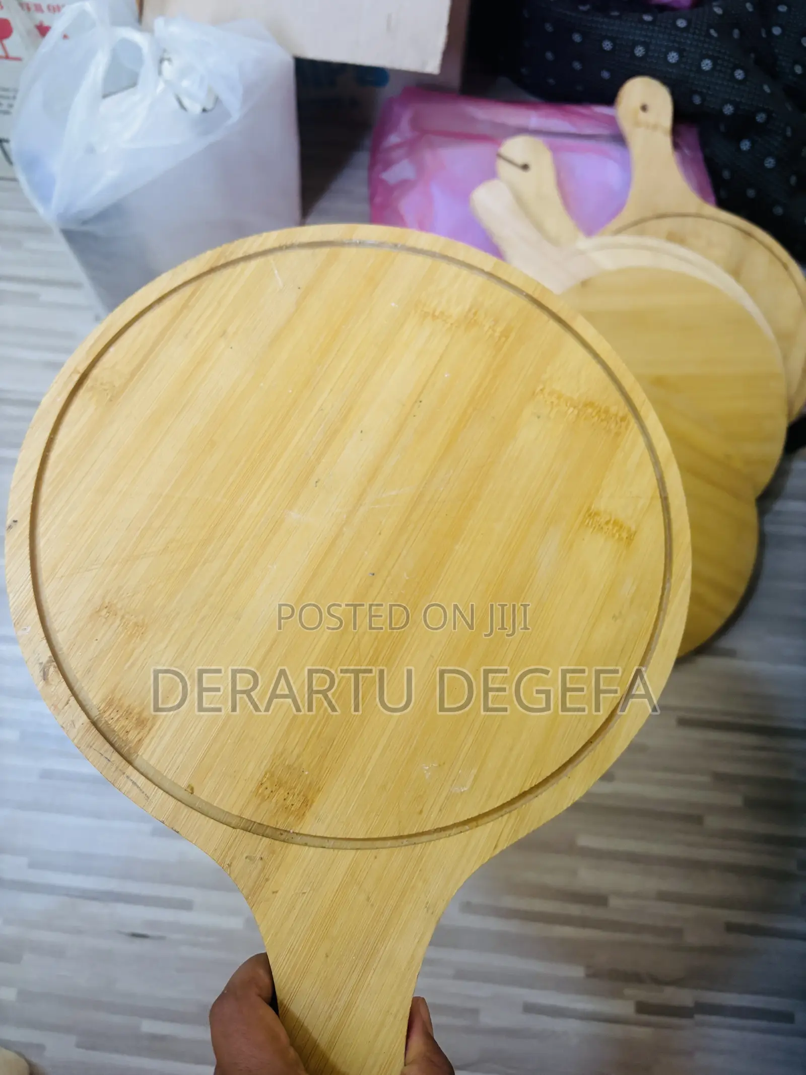 Wooden Pizza Serving Trays