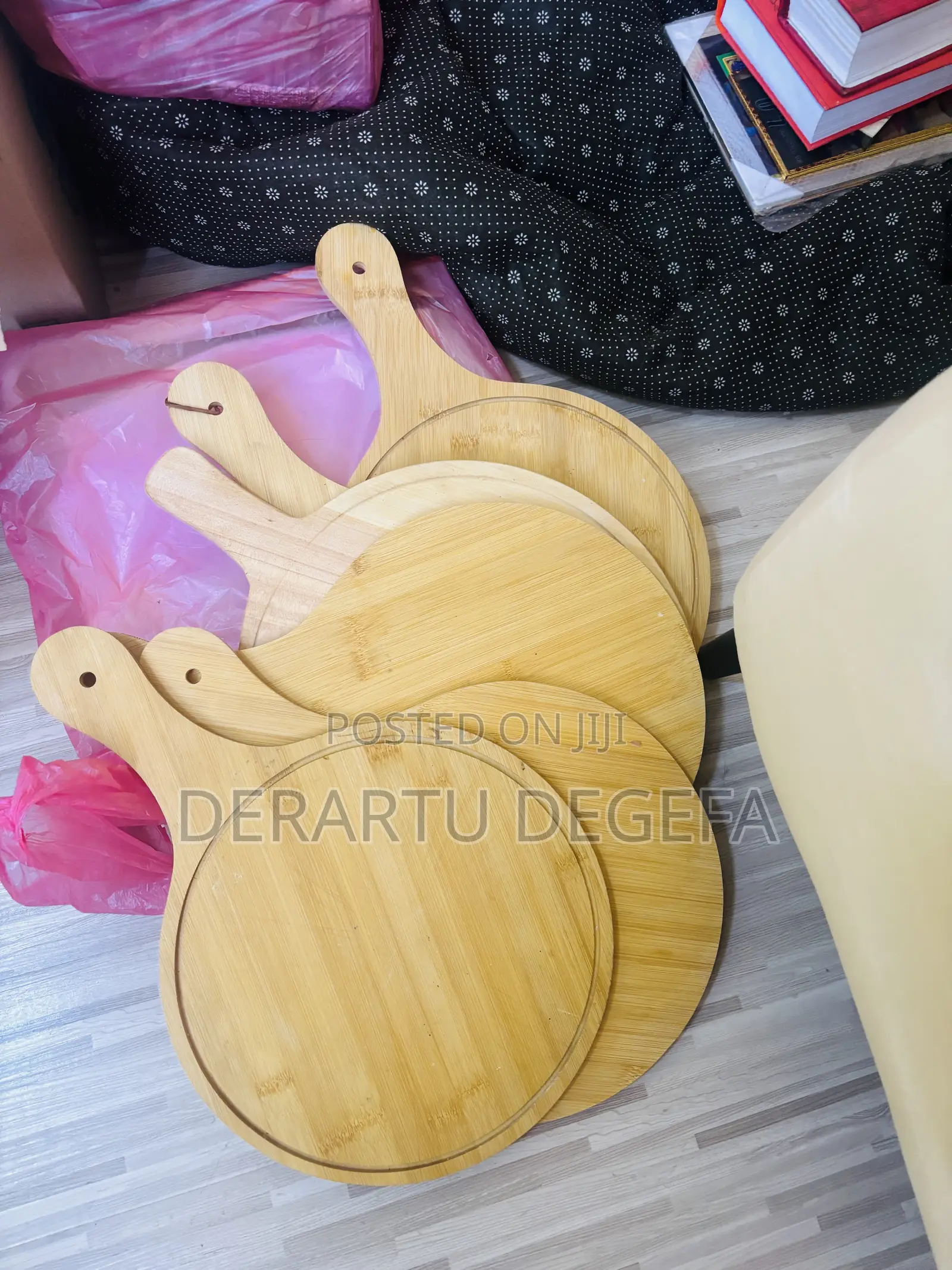 Wooden Pizza Serving Trays