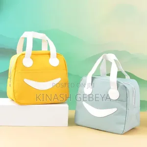 Smiley Face Lunch Box Bag