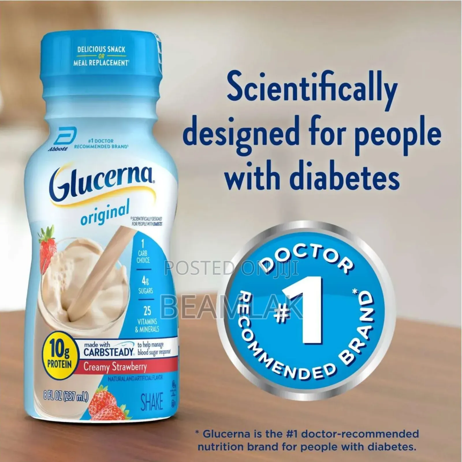 Glucerna Homede Vanilla Diabitc Shake