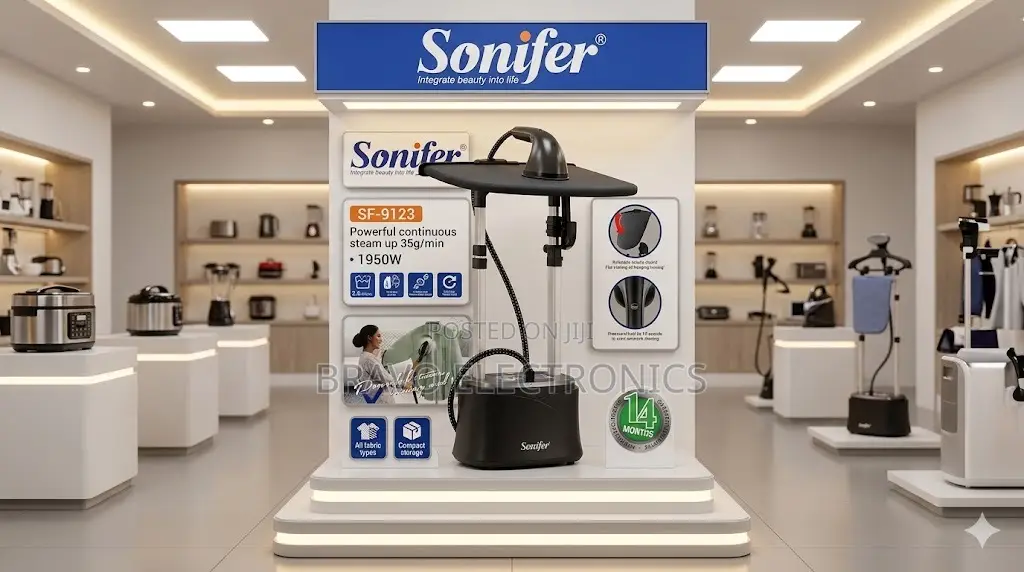 Sonifer Garment Steamer 1950w – Dry Wet Ironing | Best Price