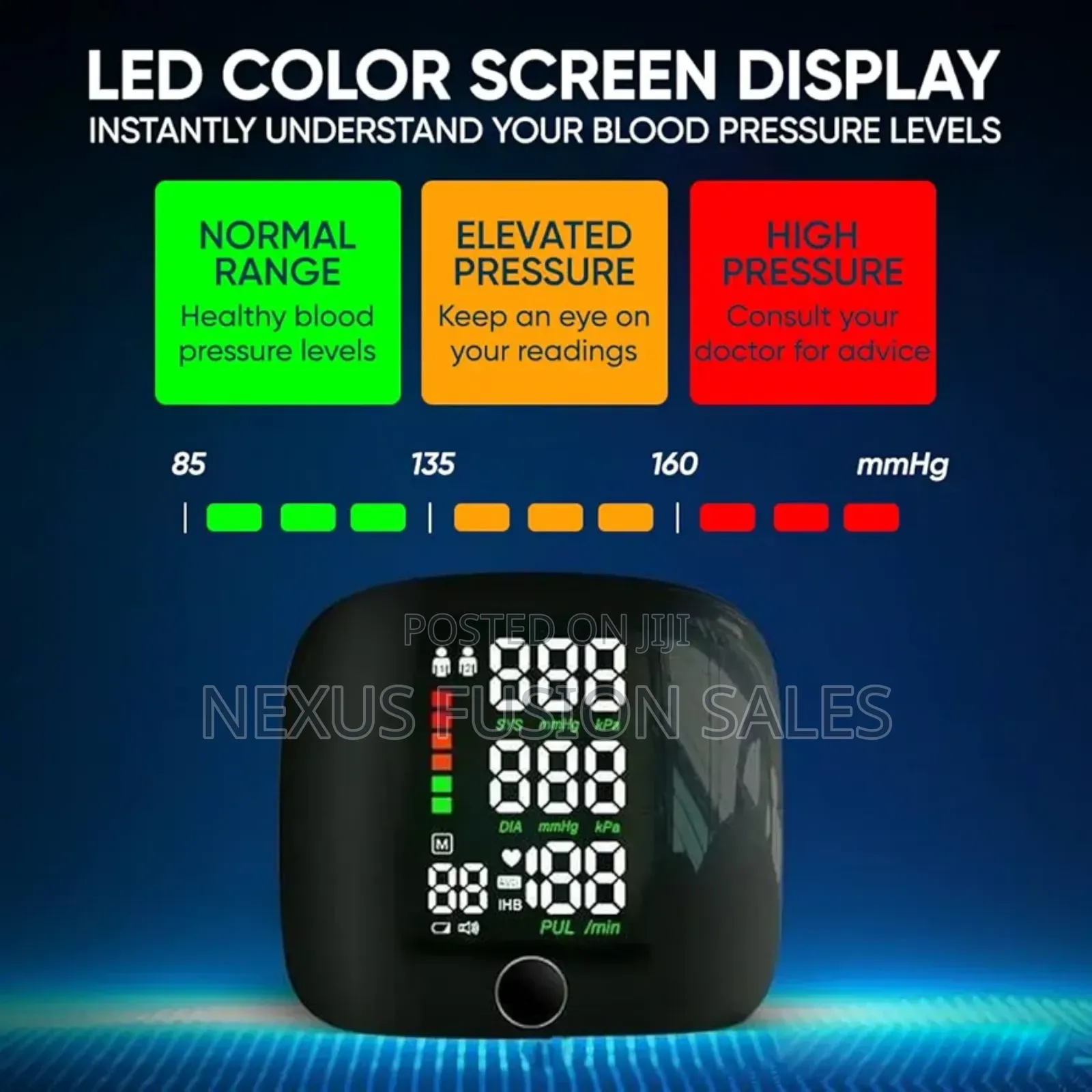 Digital Wrist Blood Pressure Monitor