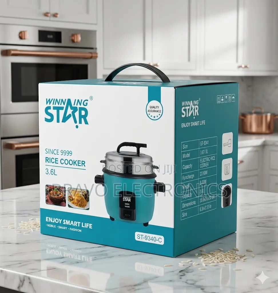  Winning Star Rice Cooker 3.6l – Premium Family Size Cooker 