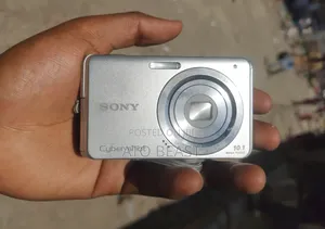 Silver Sony Cyber-Shot DSC-W180 Digital Camera.
It Features a 10.1-Mp