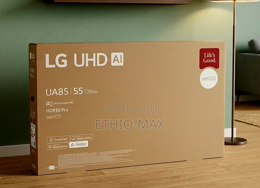 Lg 55" Smart Webos Hub Tv Uhd – Model 55ua80 | New 2026 | Original