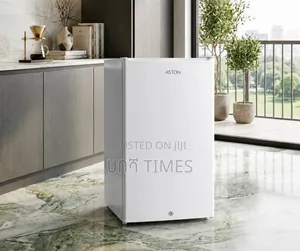 Aston Compact Mini Refrigerator / Freezer With Built-in Lock – White