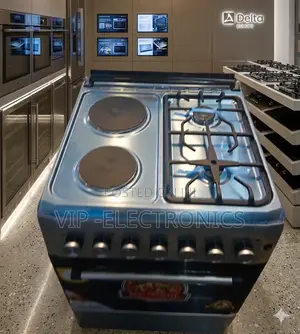 Delta Oven 60×60 Hybrid Freestanding–2gas Burners 2electric Hotplates