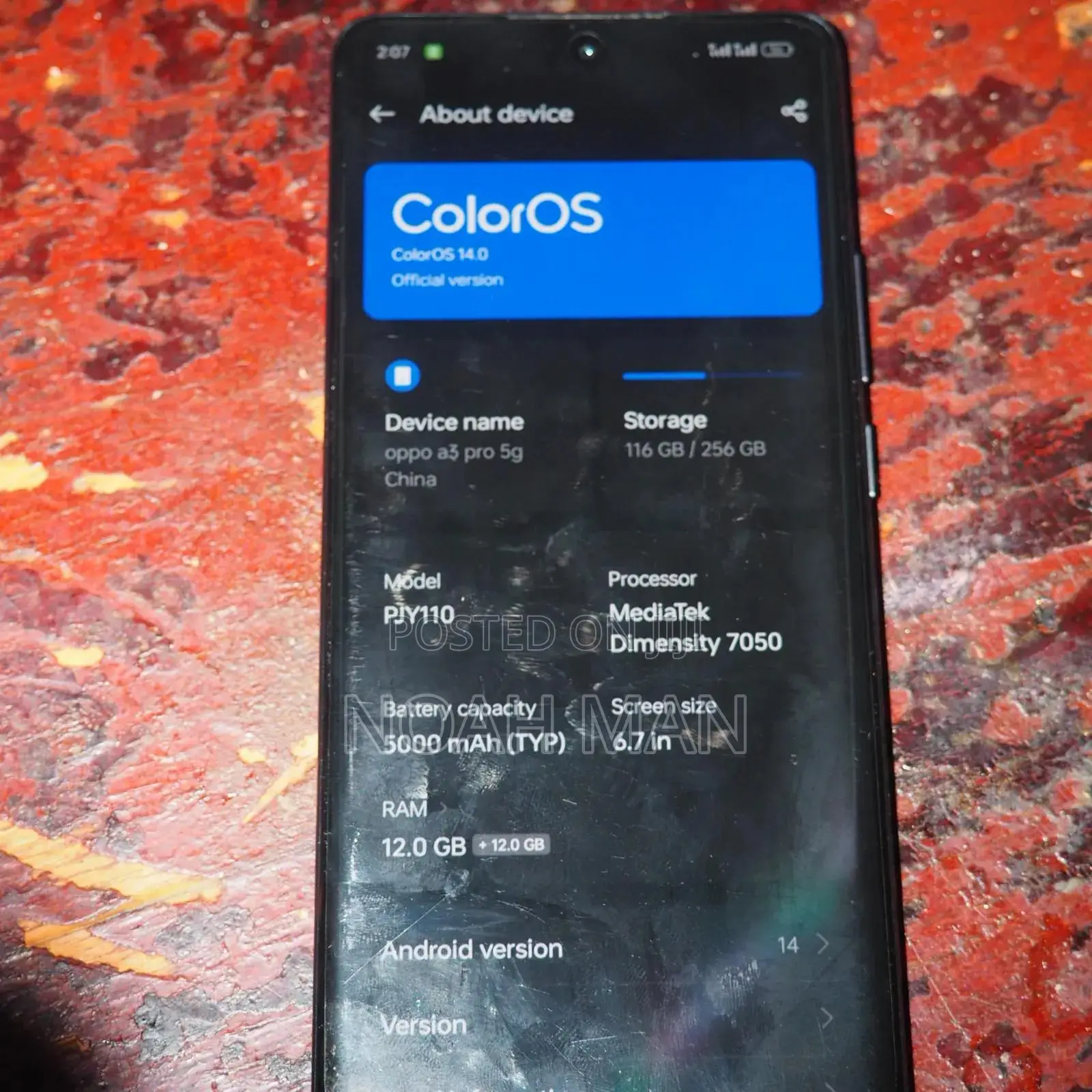 Oppo A3 Pro 5G 256 GB Blue
