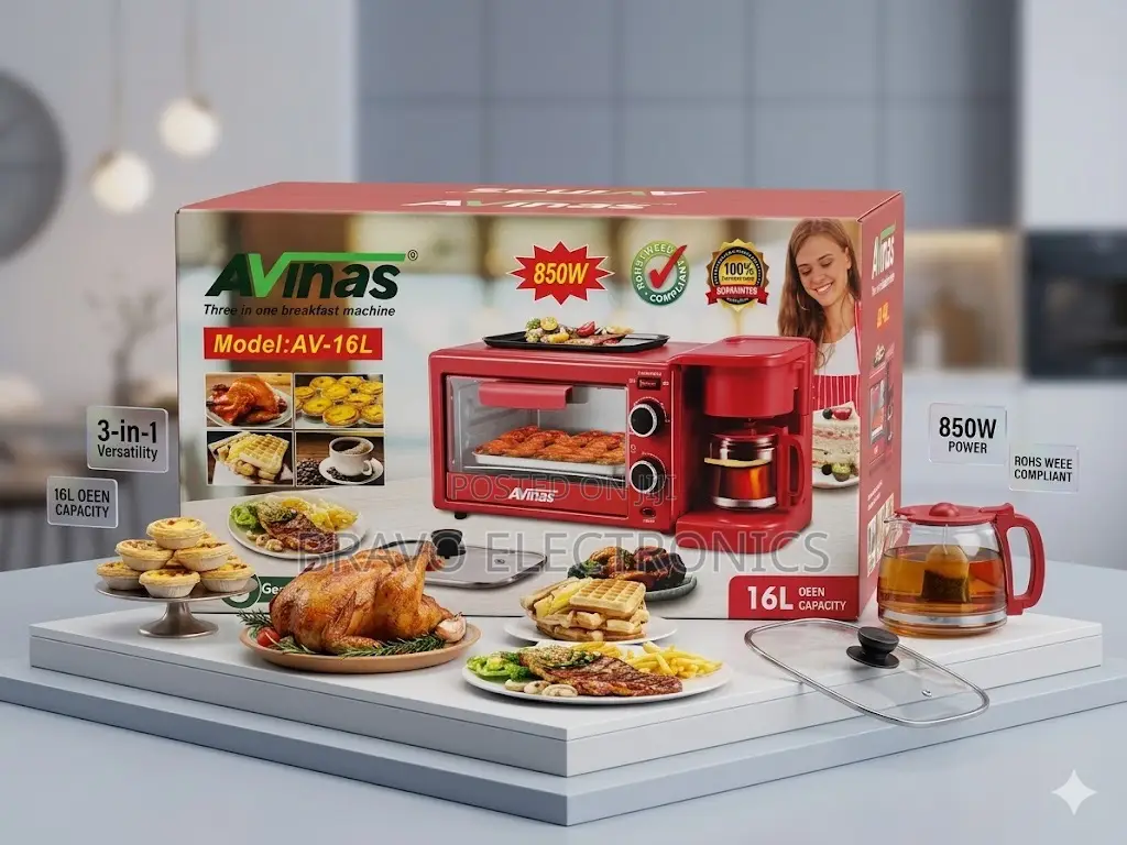  Avinas 16l Breakfast Maker – All-in-One Kitchen Solution 