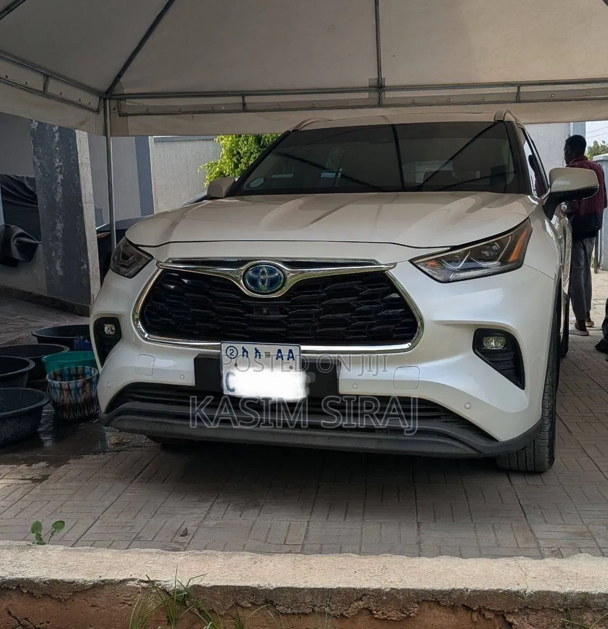 Toyota Highlander Hybrid 2024 White