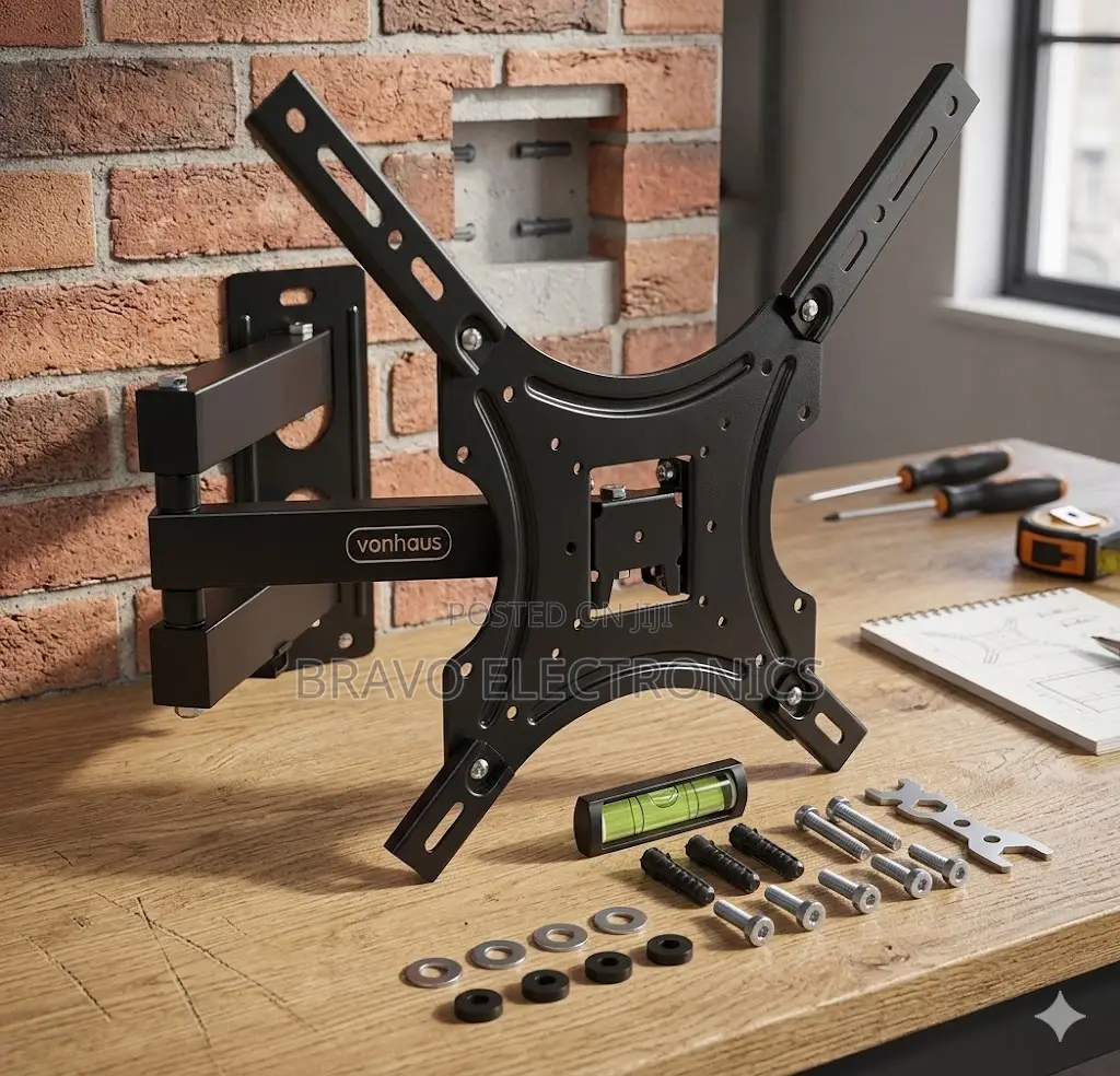  Flexible Tv Wall Mount – Strong Adjustable Support 