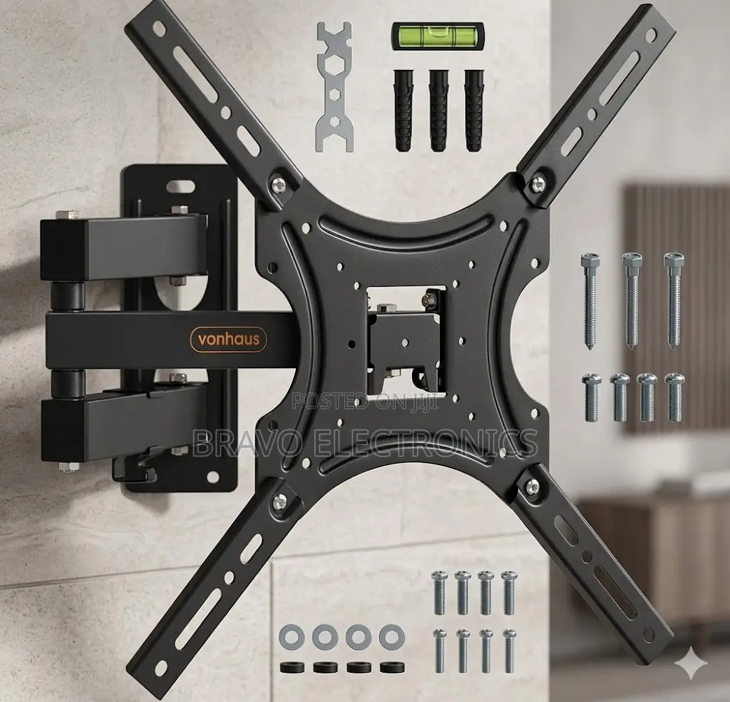  Flexible Tv Mount – Premium Full Motion Wall Bracket 
