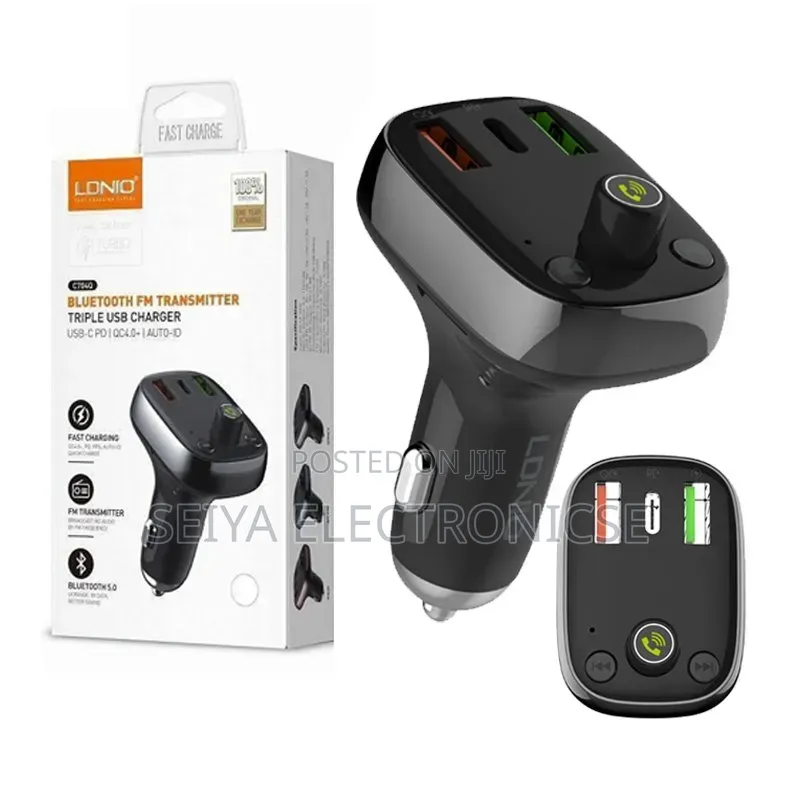 Ldnio C7040 Is a 36w Car Charger . Bluetooth Fm Transmitter . Usb Por