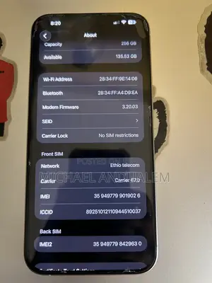 Apple iPhone 15 Pro Max 256 GB Silver