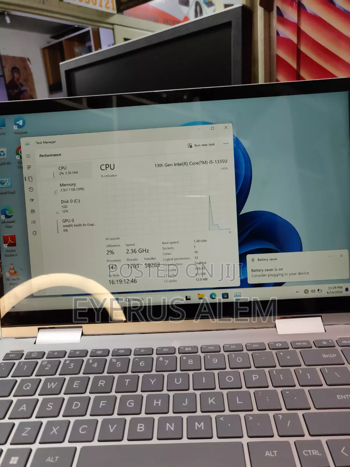 Laptop HP Envy X360 1GB SSD 512GB