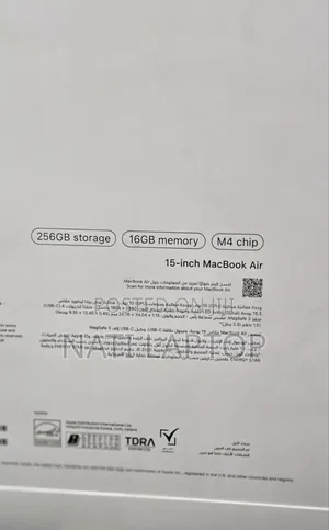 New Laptop Apple MacBook Air 2025 M4 16GB Apple M4 SSD 256GB
