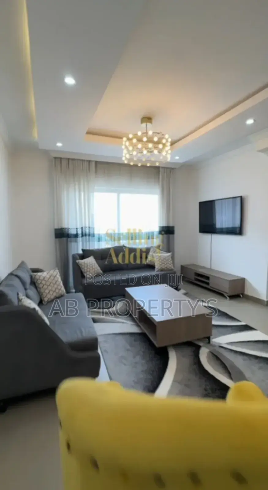Furnished 2bdrm Apartment in ብ/ገብርኤል, ላፍቶ ሞል, Nifas Silk-Lafto for sale