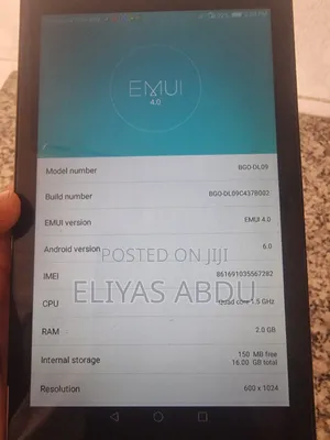 Huawei MediaPad 16 GB White