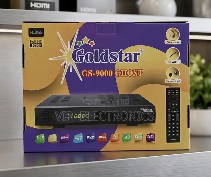 Goldstar Receiver Gs-9000 Ghost Full Hd Digital Satellite