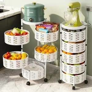 5 Layer Moveable Kitchen Storage Rack