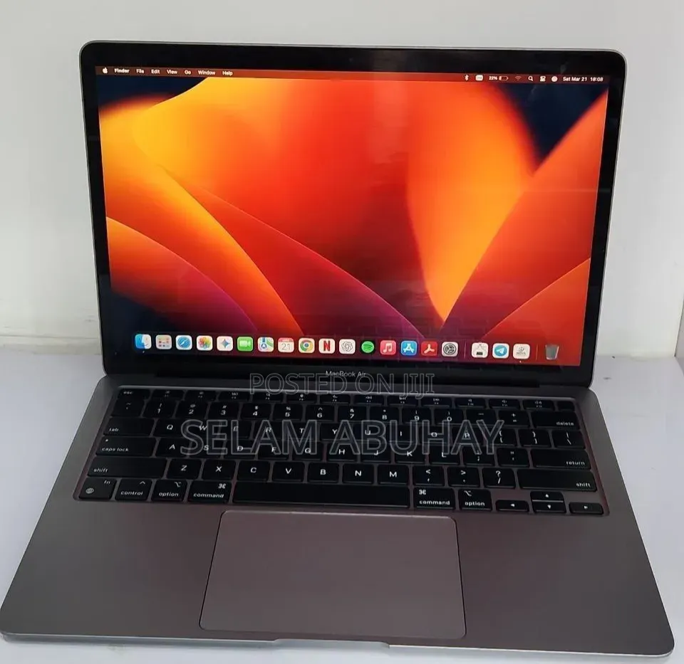 New Laptop Apple MacBook Air 2020 M1 8GB Apple M1 SSD 256GB