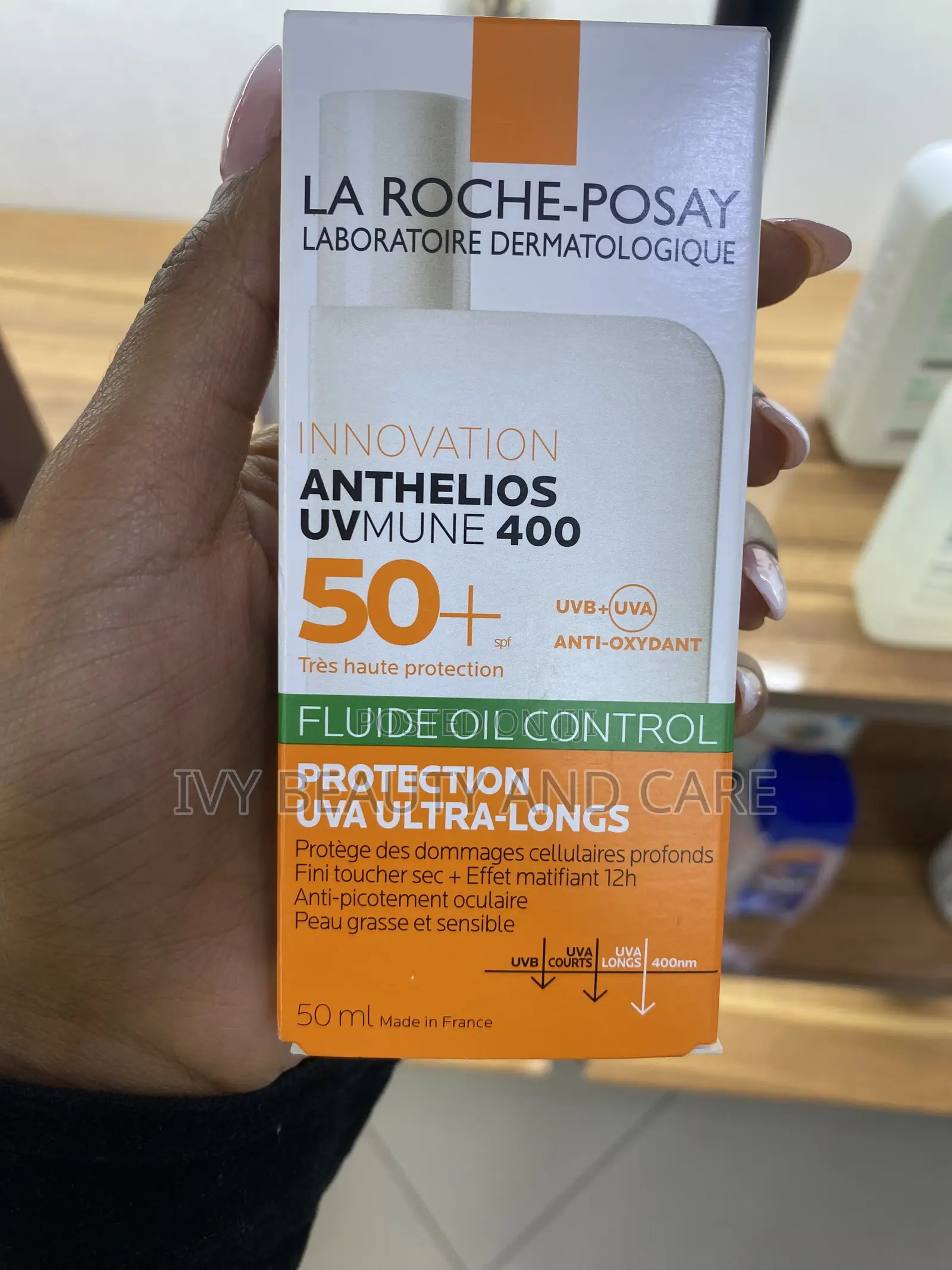 Original La Roche Posay Anthelios SPF 50+ Fluid Oil Control Sunscreen
