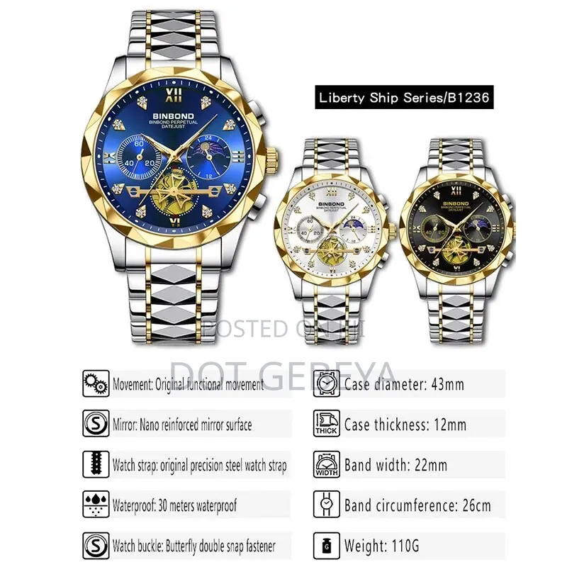 Poedagar Luxury Men's Watch