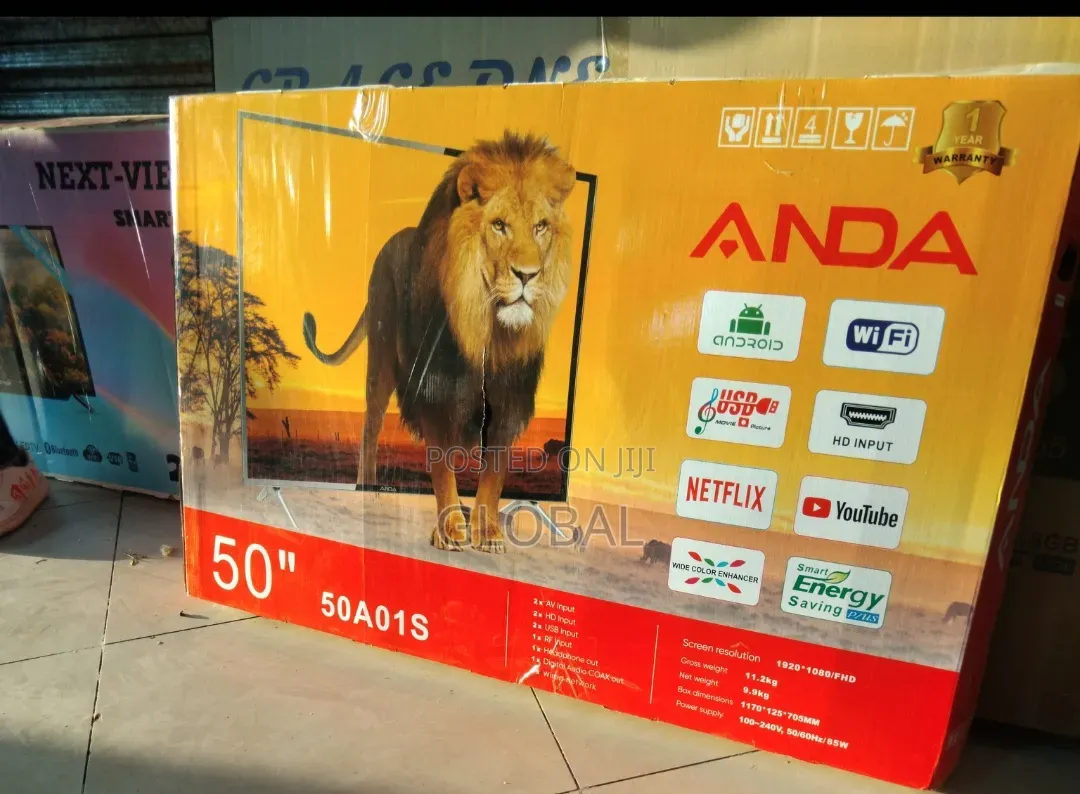 Anda 50 Inch New 2026 Model Tv