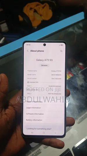 Samsung Galaxy A73 5G 256 GB Blue