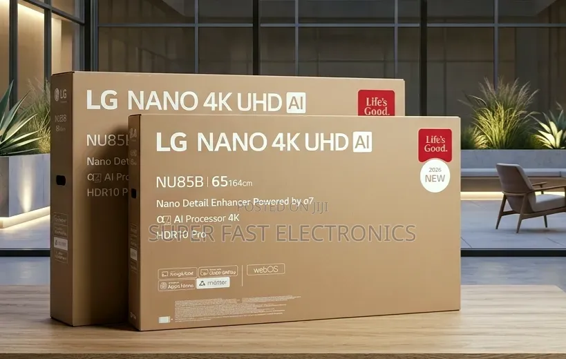 Lg 65 Inch Tv Nano Uhd Ai Smart (Nu85b Series) – 2026 Α7 Ai Webos