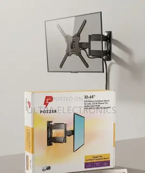 Pozzer Model-P4 Full-Motion Cantilever Mount Box Fits 32-65" Tvs.