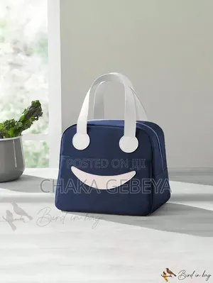 Smiley Lunch Box Bag – Portable – Free Delivery