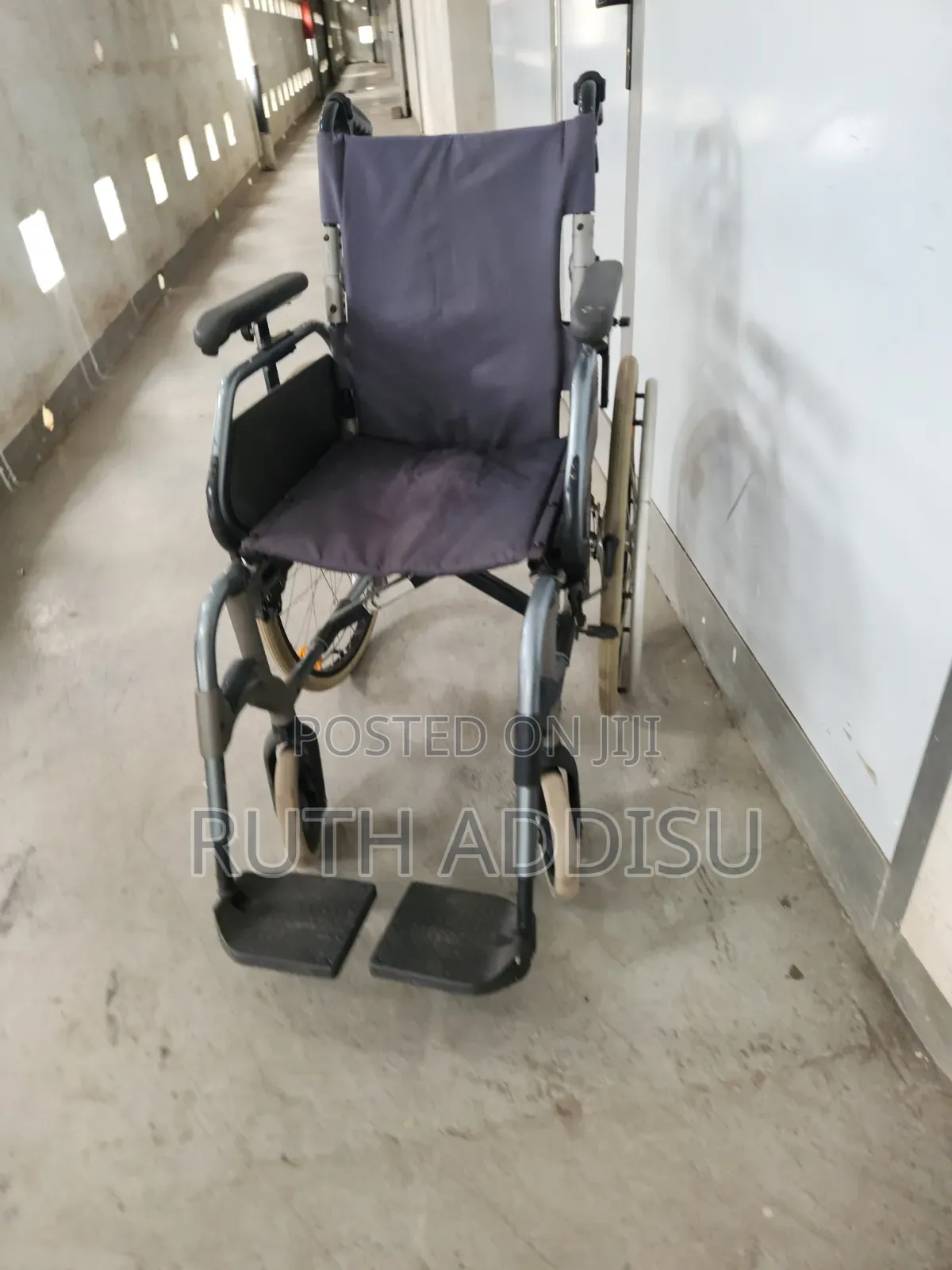 Glide Lite Adjustable Wheelchair With Headrest and Tray Wheelchair