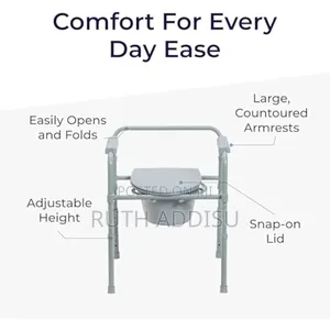 Bariatric Commode - Bedside Toilet Chair for Adults Vive Health
ባለ ፖፖ
