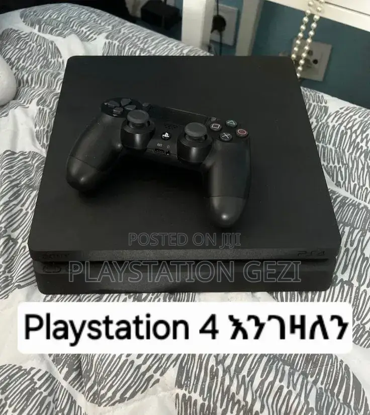 Playstation 4slim Ke 2joystick ጋር እንገዛለን በአሪፍ ዋጋ