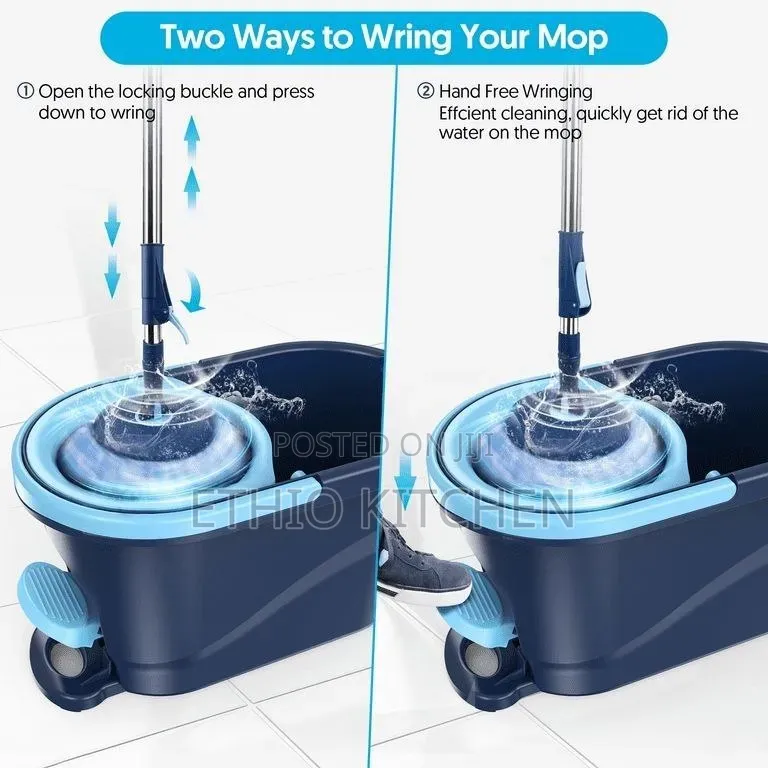 King Spin Mop 360° Microfiber Mop
