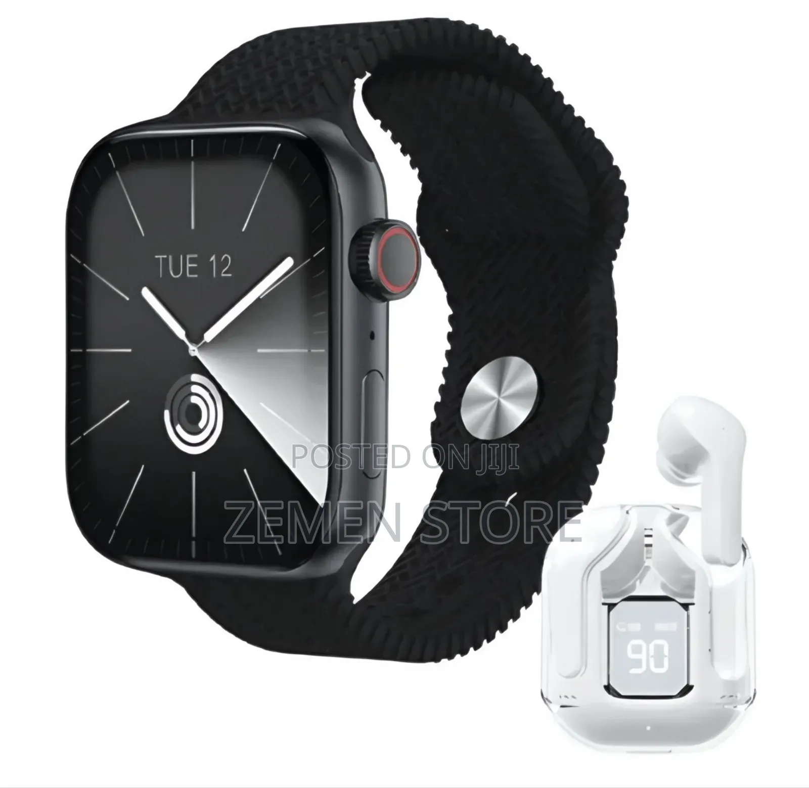 Wisme-X26 Smartwatch Set With 5 Watch Straps Plus With Earphones ስማርት