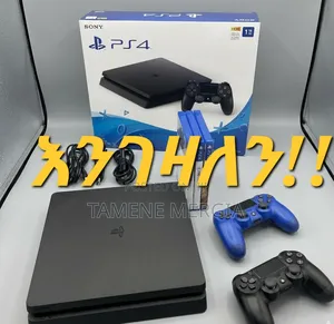 Playstation 4 Slim እንገዛለን።