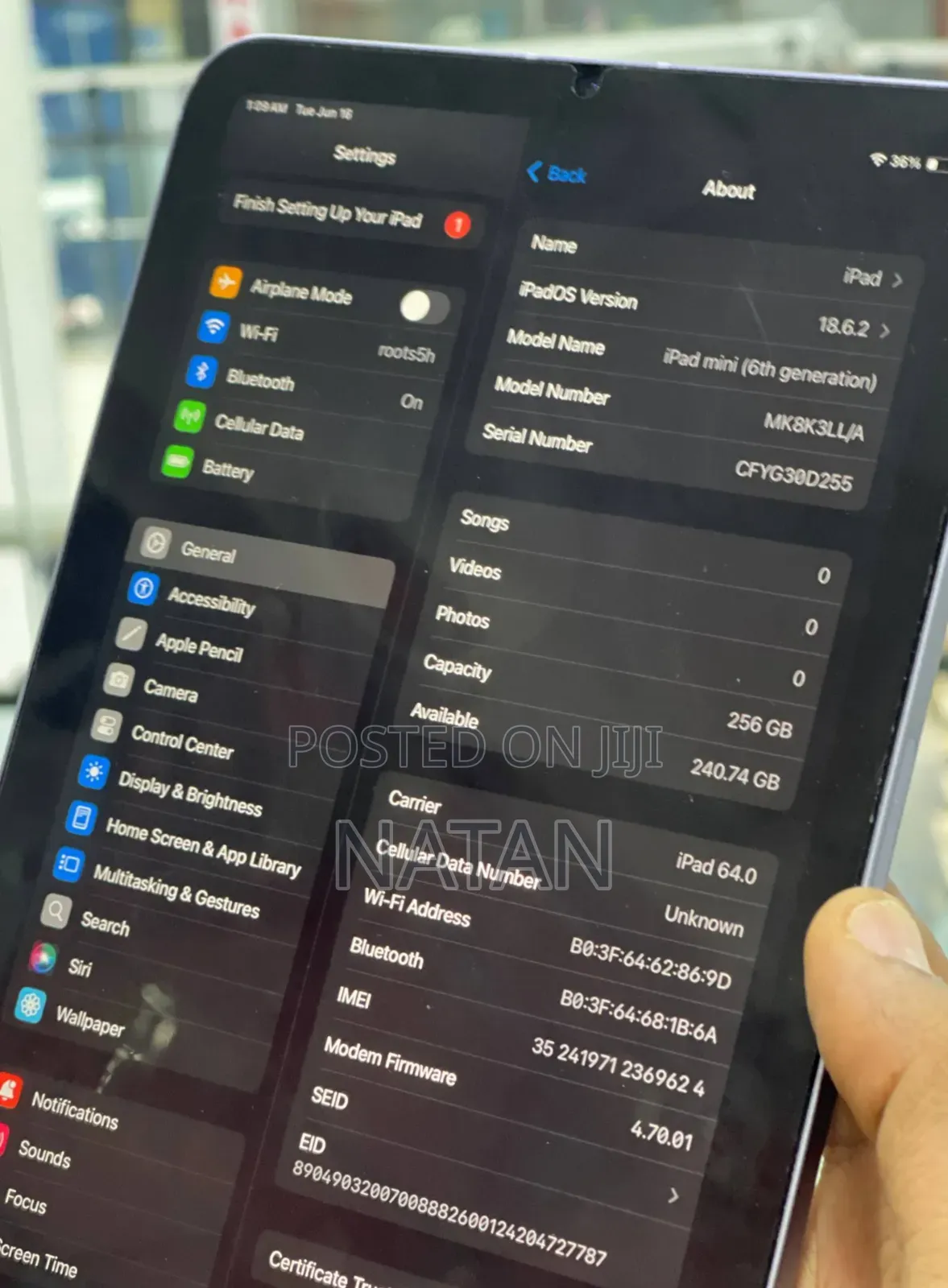 New Apple iPad mini 6 256 GB
