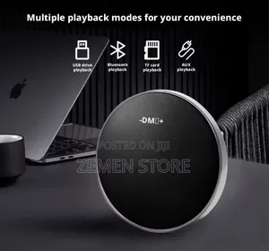 Ultra-Slim 360° Surround Sound Wireless Speaker ዘመናዊ ብሉቱዝ ስፒከር