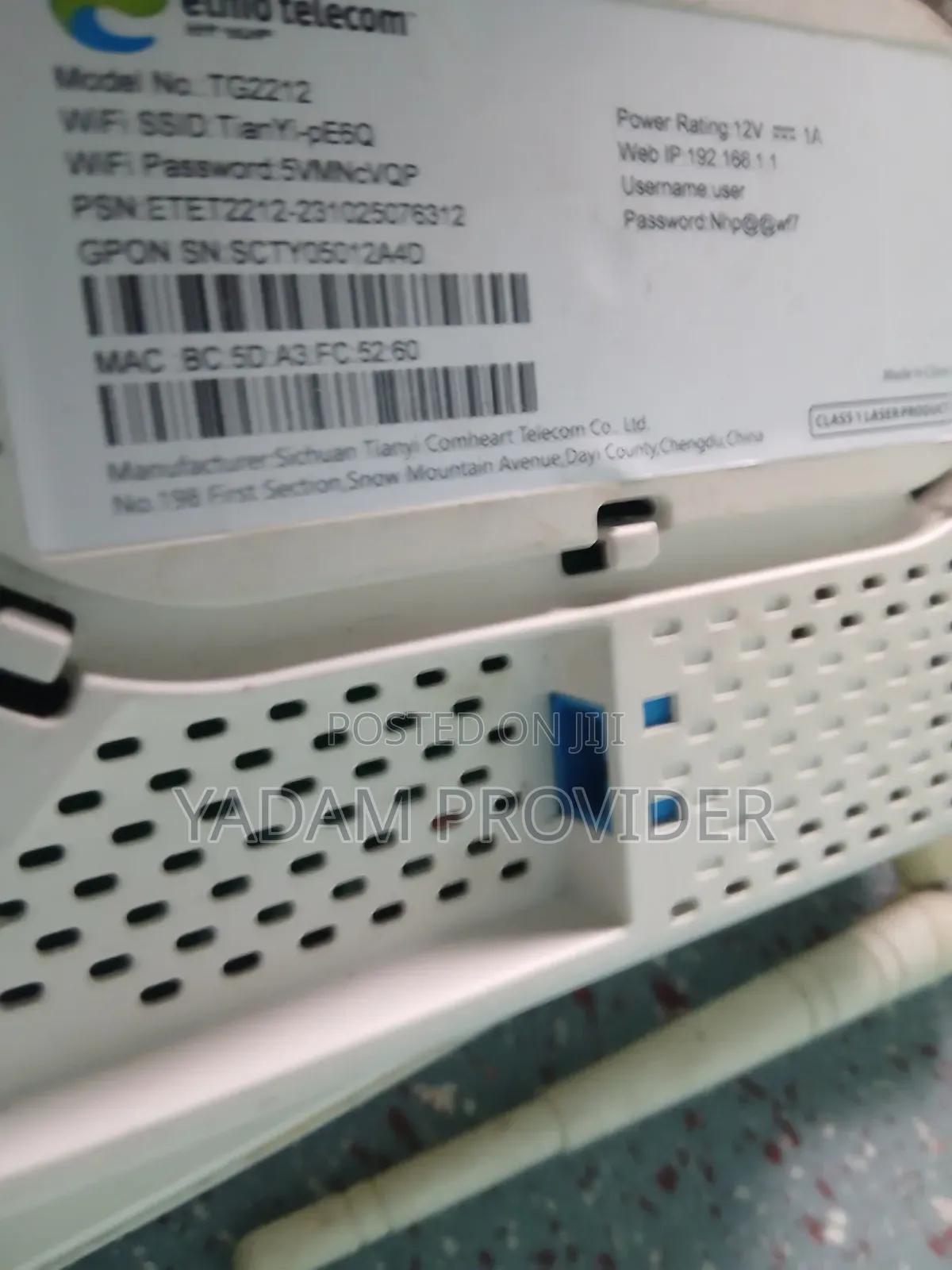 Gpon Fiber Router