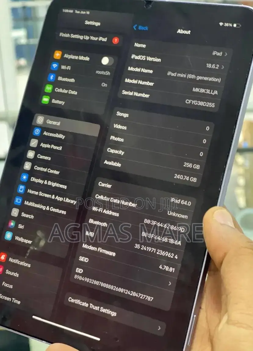New Apple iPad mini (2024) 256 GB