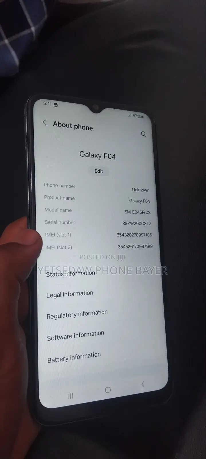 Samsung Galaxy F04 64 GB
