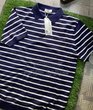 Men's Premium Striped Knitted Polo Shirts