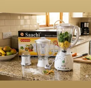 Saachi 2-in-1 Electric Countertop Blender ሳቺ ዘመናዊ የፍራፍሬ መፍጫ