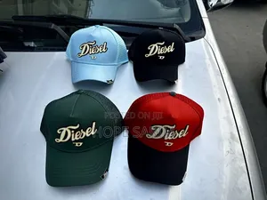 Diesel Script Trucker Caps: